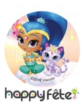 12 Décos Shimmer and Shine pour biscuits de 6 cm, image 5