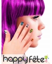 12 Faux ongles motifs Halloween pour enfant, image 3
