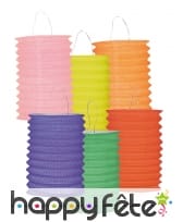 12 Lampions colorés en papier de 16 cm, image 1