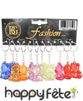 12 porte clefs ours