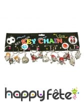 12 porte clefs pirate trash