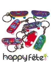12 porte clefs planche à roulette
