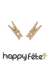 10 pinces roses gold de 2,5 cm