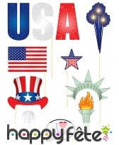 13 photobooth sur le thème de l'Amérique