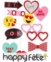 13 Photobooth sur le thème de l'amour