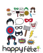 12 photobooth thème Super-héros BD, image 2