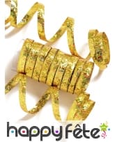 10 rouleaux de serpentins dorés, image 1