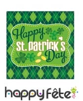 16 Serviettes Happy St Patrick's day en papier