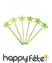 12 touillettes en palmier de 18 cm