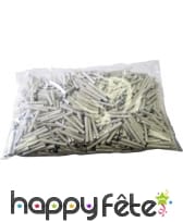 1000 tickets perdants roulés gris