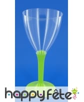 10 verres a vin pied anis