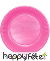 20 assiettes en carton argenté de 23 cm, image 1