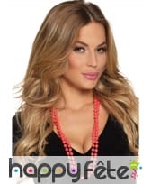 2 Colliers de perles plastique fluo pour femme, image 2