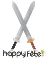 2 épées de gladiateur pour enfant, 57cm