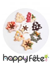 2 Emporte-pi&egrave;ces sapin et flocon de 8cm