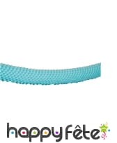 2 guirlandes boa bleu turquoise 3m