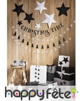 2 Guirlandes cristaux de neige de 180cm, image 1