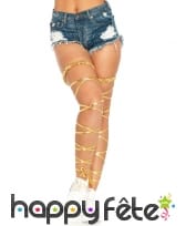 2 Jarretière dorées