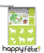 24 minis pochoires sur le thème de la nature, image 1