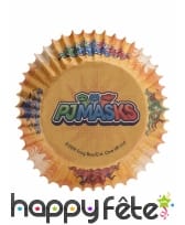 25 Moules Pyjamasks pour cupcakes, 5 x 3 cm, image 1