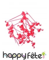 24 Piques apéritifs flamant rose de 8cm