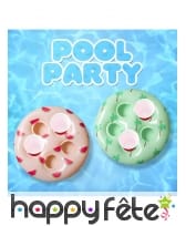 2 Porte-gobelets gonflables imprimé pastèques, image 1