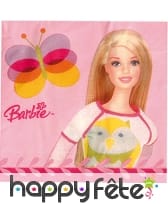 20 serviettes 33x33 cm Barbie