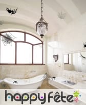 24 stickers araignées et toiles