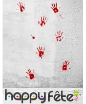 23 Stickers muraux traces de sang, image 2