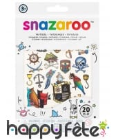20 Tatouages pour garçon, Snazaroo