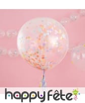 3 Ballons confettis de 91cm, image 1