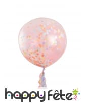 3 Ballons confettis de 91cm