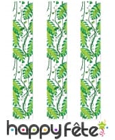 3 bandes murales décoratives Jungle de 30x182 cm