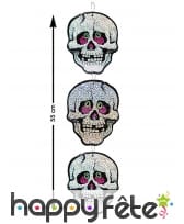 3 cranes plat Dias des los muertos, 55cm, image 1