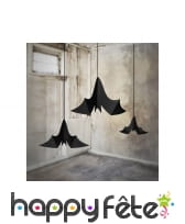 3 Chauve-souris noires à suspendre, image 1