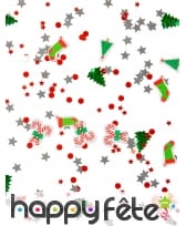 34g de confettis Noel étoile sapin sucre d'orge