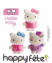 3 figurines déco pour gâteau Hello Kitty 7cm, image 1