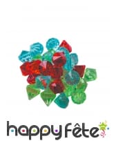 30 fausses pierres précieuses de 3cm, image 1