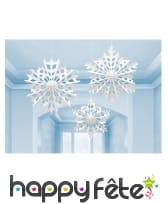 3 Suspensions aérées de Flocons de neige, image 1