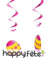 3 Suspensions Oeufs de Pâques de 60cm, image 1