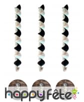 3 suspension pirate tête de mort, 81cm