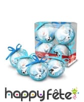 4 Boules de Noël Olaf, 7,5 cm, image 2