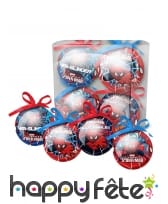 4 Boules de Noël Spiderman 7,5cm, image 2
