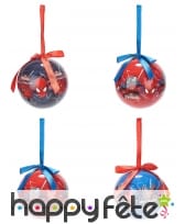 4 Boules de Noël Spiderman 7,5cm