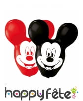 4 Ballons Mickey aux grandes oreilles de 56 cm