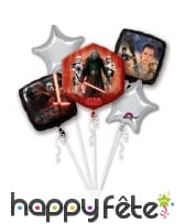 4 Ballons Star Wars, le réveil de la force