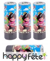 4 Canons pirate à confettis