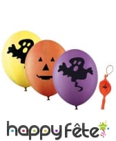 4 grands ballons Halloween d'enfant