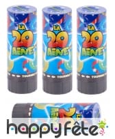 4 Minis canons confettis serpentins anniversaire, image 4