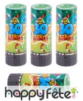 4 Minis canons confettis serpentins anniversaire, image 5